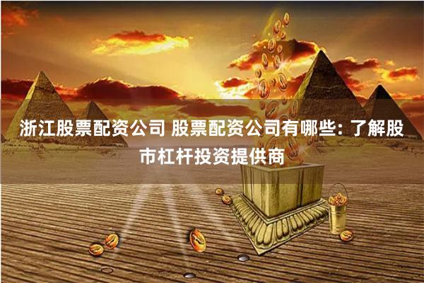浙江股票配资公司 股票配资公司有哪些: 了解股市杠杆投资提供商