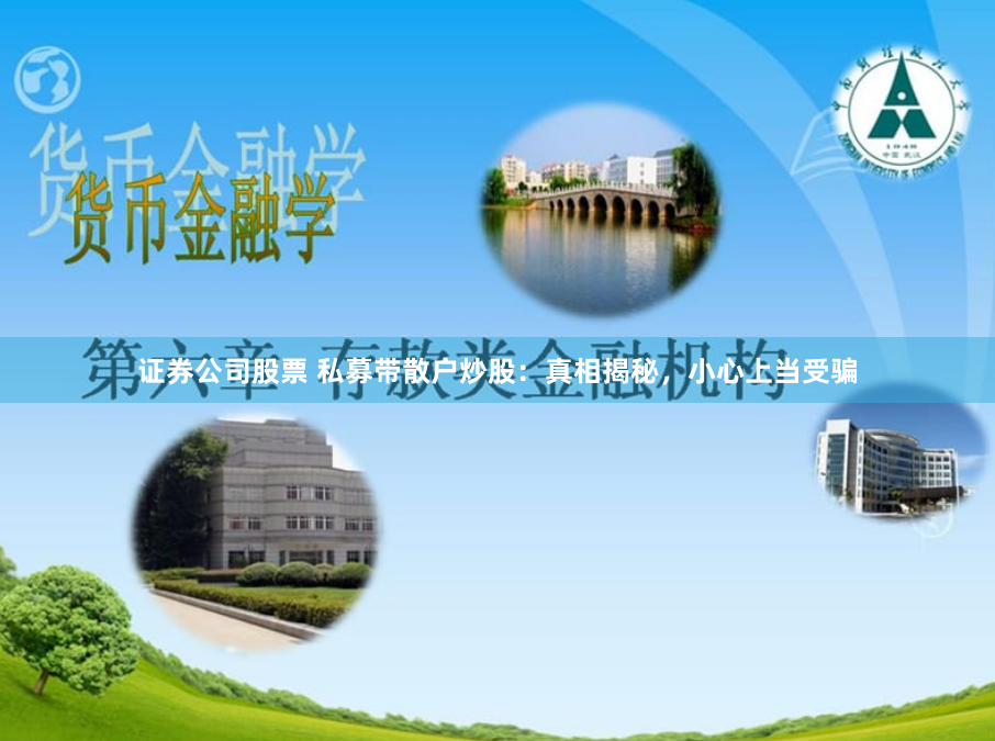 证券公司股票 私募带散户炒股：真相揭秘，小心上当受骗